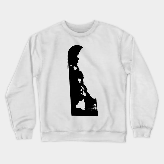 Delaware and Hawai'i Roots by Hawaii Nei All Day Crewneck Sweatshirt by hawaiineiallday